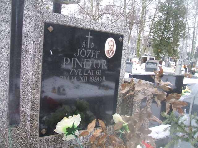 Józef Pindor 1929 Żyrardów - Grobonet - Wyszukiwarka osób pochowanych