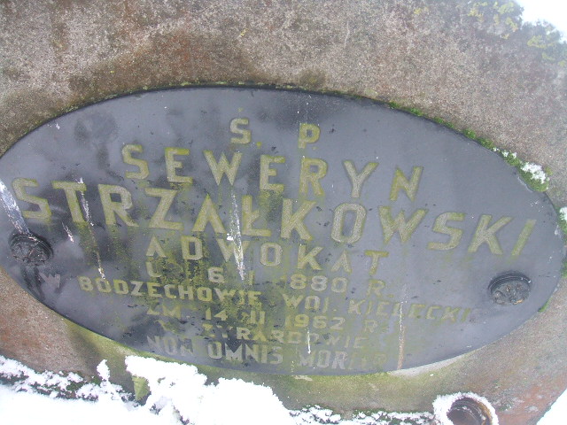 Seweryn Strzałkowski 1880 Żyrardów - Grobonet - Wyszukiwarka osób pochowanych