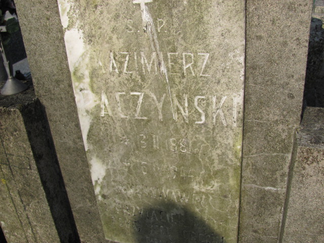 Kazimierz Paczyński 1881 Żyrardów - Grobonet - Wyszukiwarka osób pochowanych