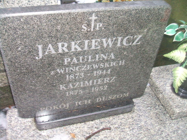 Paulina Jarkiewicz 1873 Żyrardów - Grobonet - Wyszukiwarka osób pochowanych
