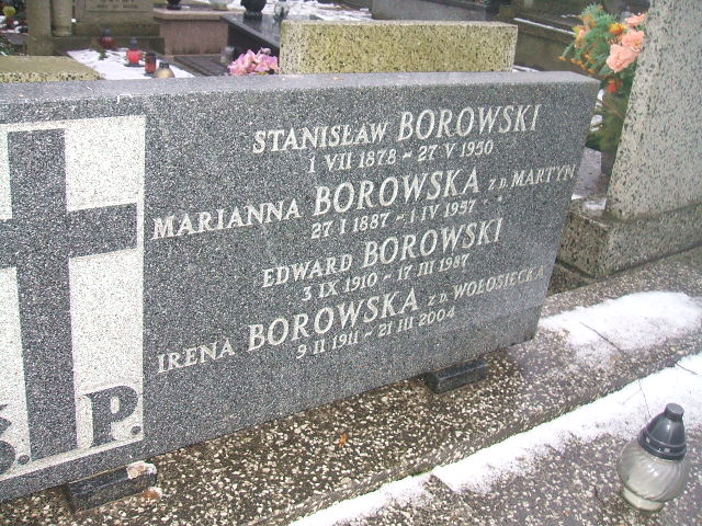 Marianna Borowska 1887 Żyrardów - Grobonet - Wyszukiwarka osób pochowanych