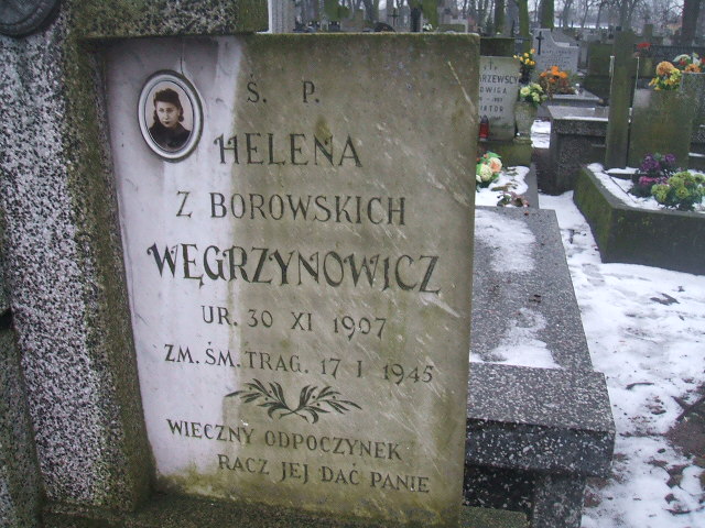 Helena Węgrzynowicz 1907 Żyrardów - Grobonet - Wyszukiwarka osób pochowanych