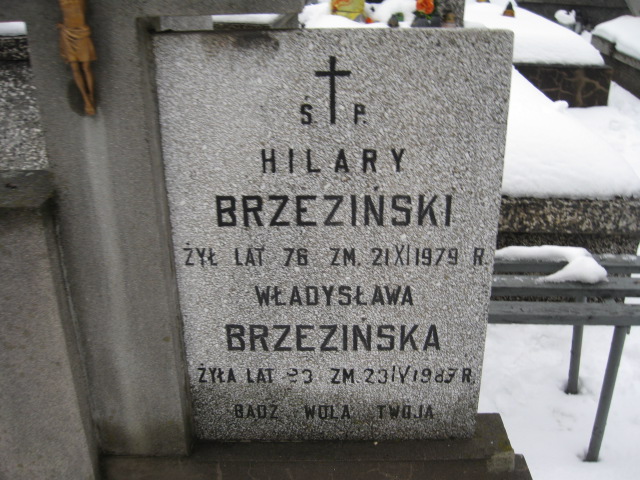 Hilary Brzeziński Żyrardów - Grobonet - Wyszukiwarka osób pochowanych