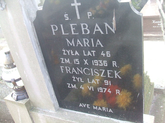 Franciszek Pleban 1883 Żyrardów - Grobonet - Wyszukiwarka osób pochowanych