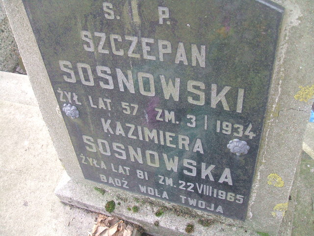 Szczepan Sosnowski Żyrardów - Grobonet - Wyszukiwarka osób pochowanych