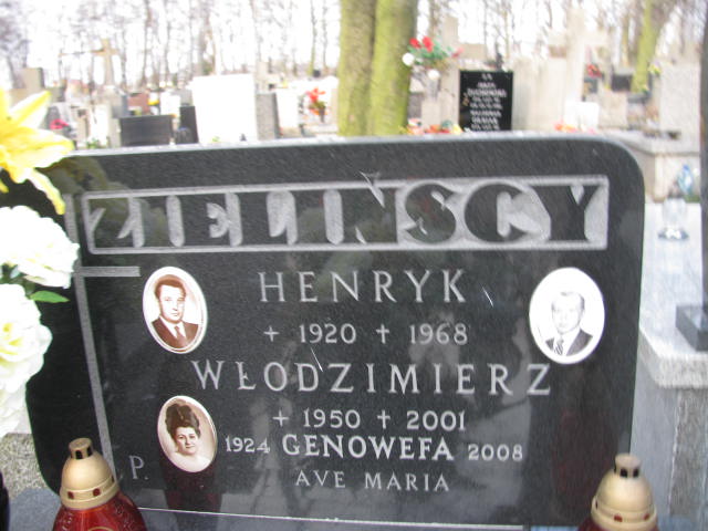 Henryk Zieliński 1920 Żyrardów - Grobonet - Wyszukiwarka osób pochowanych