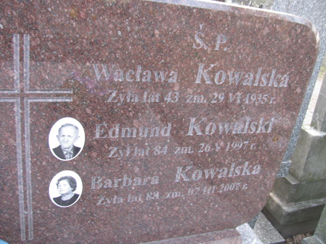 Aleksandra Kowalska 1953 Żyrardów - Grobonet - Wyszukiwarka osób pochowanych