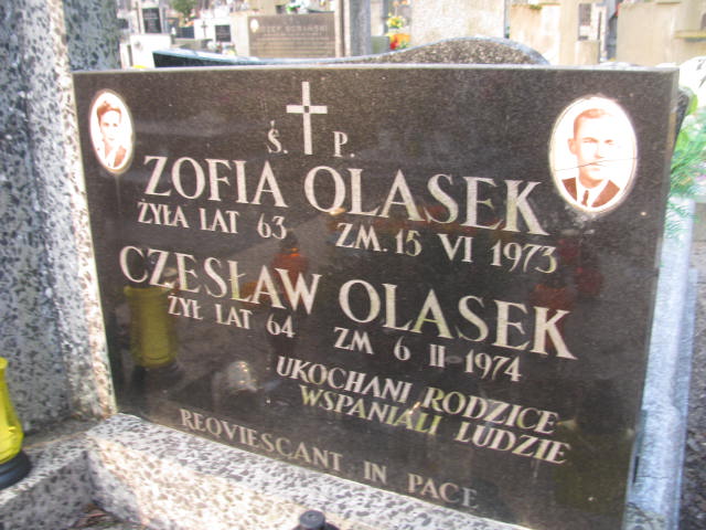 Zofia Olasek 1910 Żyrardów - Grobonet - Wyszukiwarka osób pochowanych