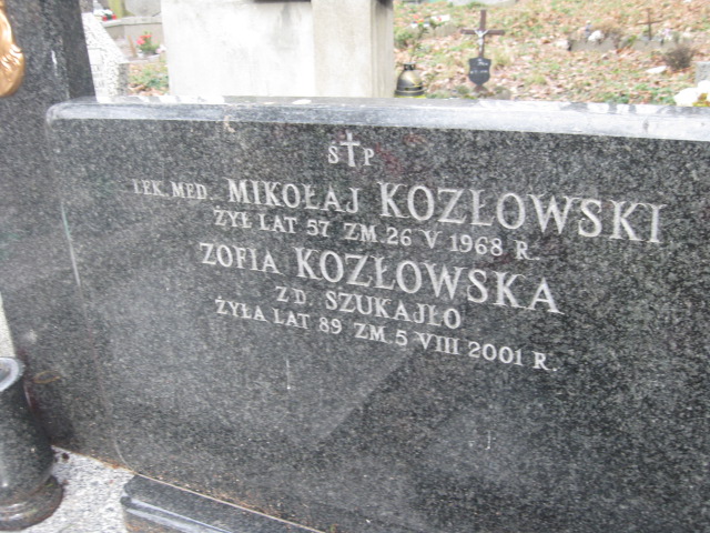 Zofia Kozłowska 1912 Żyrardów - Grobonet - Wyszukiwarka osób pochowanych