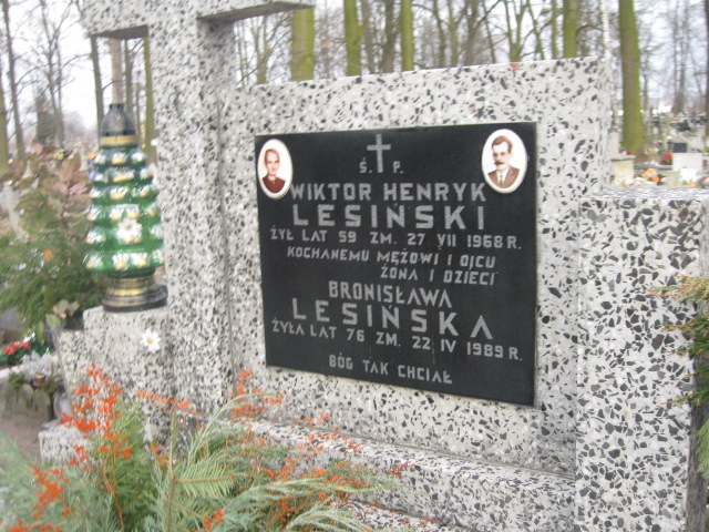 Wiktor Henryk Lesiński 1909 Żyrardów - Grobonet - Wyszukiwarka osób pochowanych