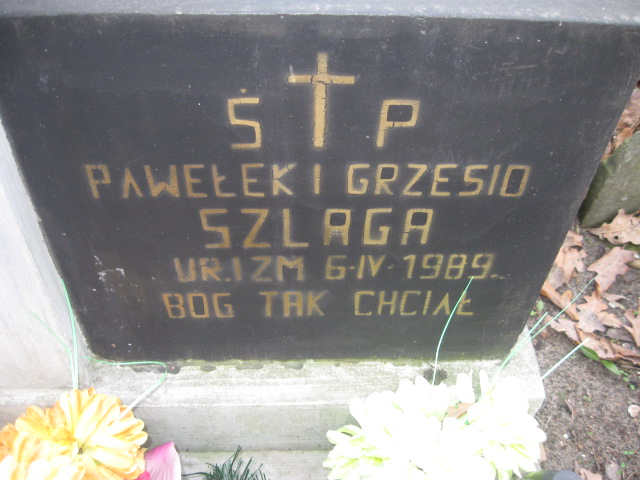 Grzegorz Szlaga 1989 Żyrardów - Grobonet - Wyszukiwarka osób pochowanych