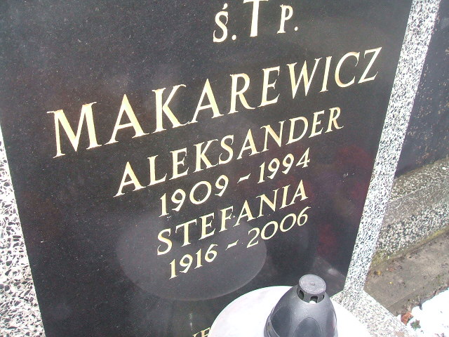 Stefania Makarewicz 1916 Żyrardów - Grobonet - Wyszukiwarka osób pochowanych