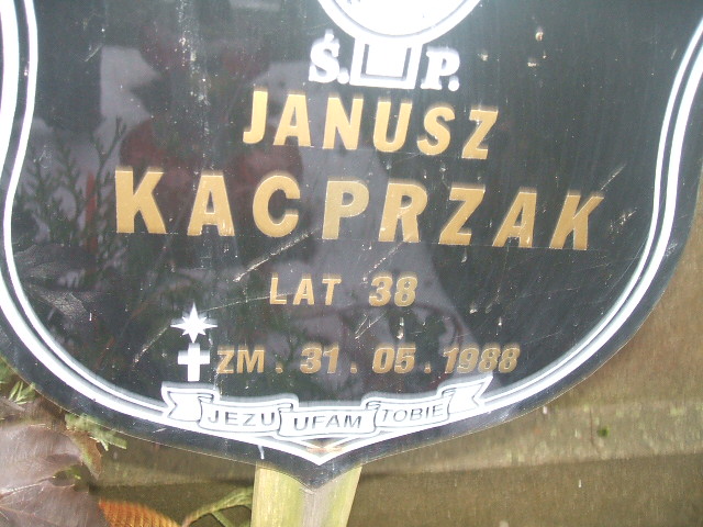 Janusz Kacprzak 1950 Żyrardów - Grobonet - Wyszukiwarka osób pochowanych