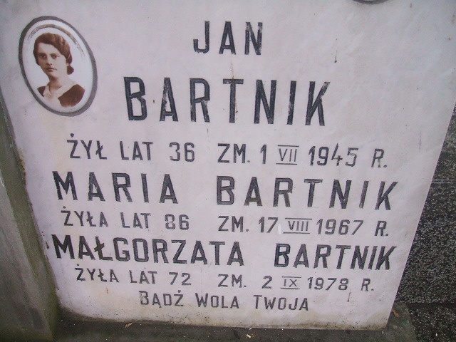 Maria Bartnik 1881 Żyrardów - Grobonet - Wyszukiwarka osób pochowanych