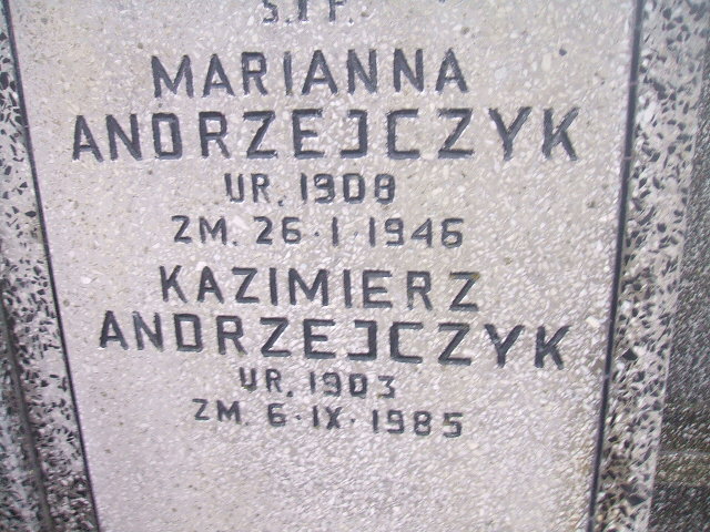 Marianna Andrzejczyk 1908 Żyrardów - Grobonet - Wyszukiwarka osób pochowanych