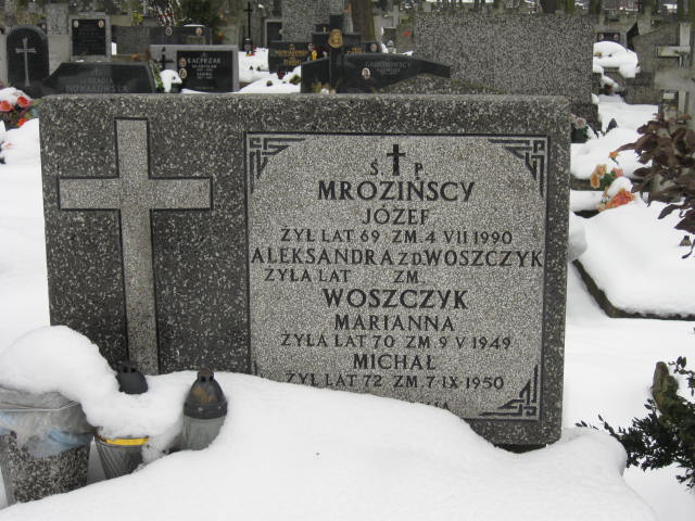 Aleksandra Mrozińska 1920 Żyrardów - Grobonet - Wyszukiwarka osób pochowanych