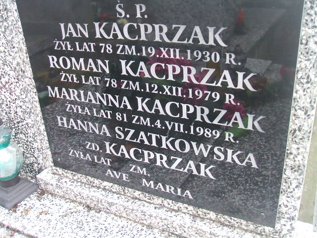 Hanna Szatkowska 1931 Żyrardów - Grobonet - Wyszukiwarka osób pochowanych