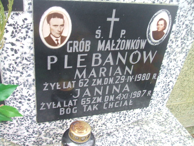 Marian Pleban 1918 Żyrardów - Grobonet - Wyszukiwarka osób pochowanych