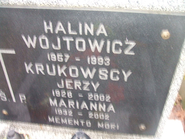 Marianna Krukowska 1932 Żyrardów - Grobonet - Wyszukiwarka osób pochowanych