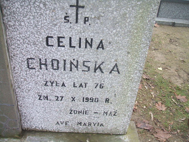 Celina Choińska 1914 Żyrardów - Grobonet - Wyszukiwarka osób pochowanych