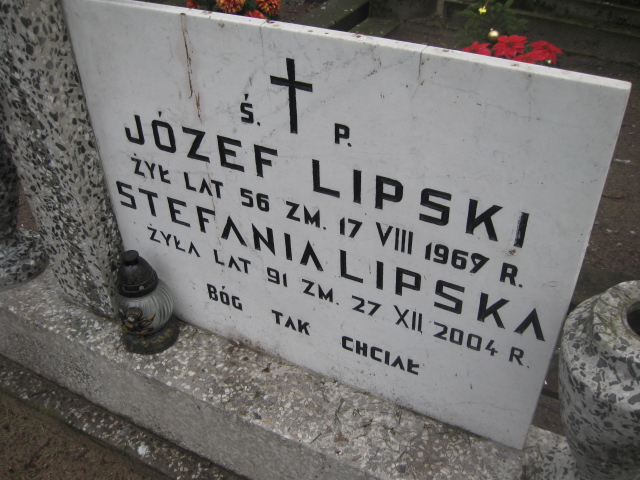 Józef Lipski 1891 Żyrardów - Grobonet - Wyszukiwarka osób pochowanych