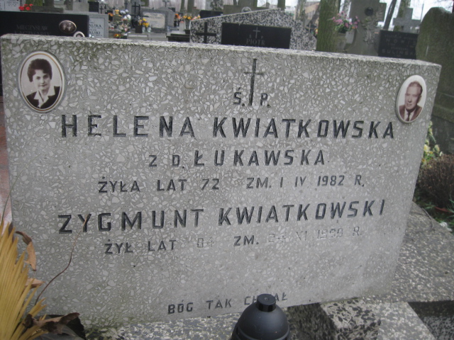 Helena Kwiatkowska 1909 Żyrardów - Grobonet - Wyszukiwarka osób pochowanych