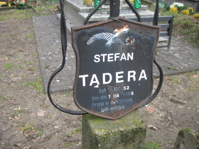 Stefan Tądera 1942 Żyrardów - Grobonet - Wyszukiwarka osób pochowanych