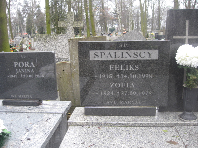 Feliks Spaliński 1915 Żyrardów - Grobonet - Wyszukiwarka osób pochowanych