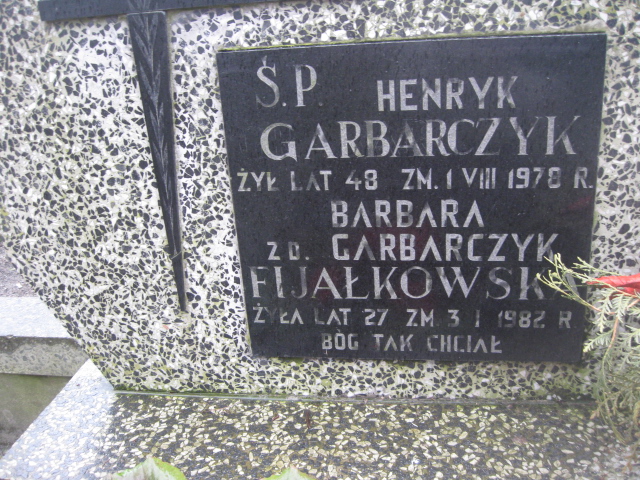 Barbara Fijałkowska 1954 Żyrardów - Grobonet - Wyszukiwarka osób pochowanych