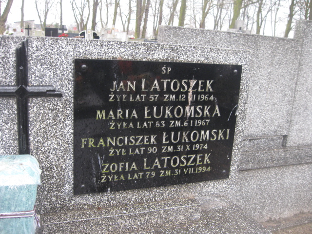Adam Latoszek 1951 Żyrardów - Grobonet - Wyszukiwarka osób pochowanych