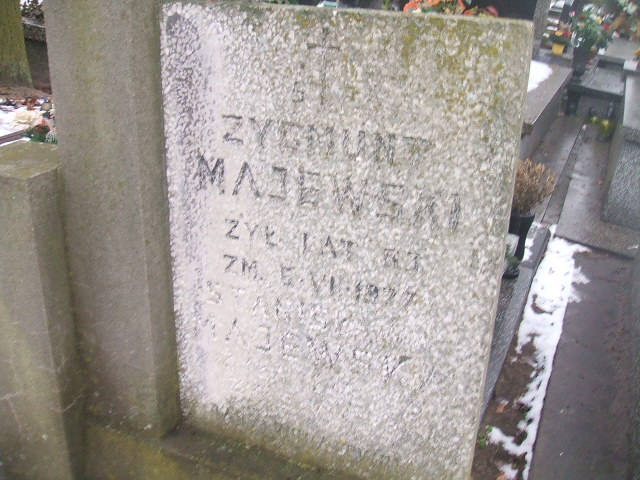 Zygmunt Majewski 1896 Żyrardów - Grobonet - Wyszukiwarka osób pochowanych