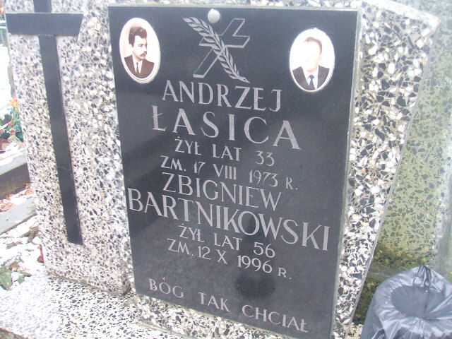 Andrzej Łasica 1939 Żyrardów - Grobonet - Wyszukiwarka osób pochowanych