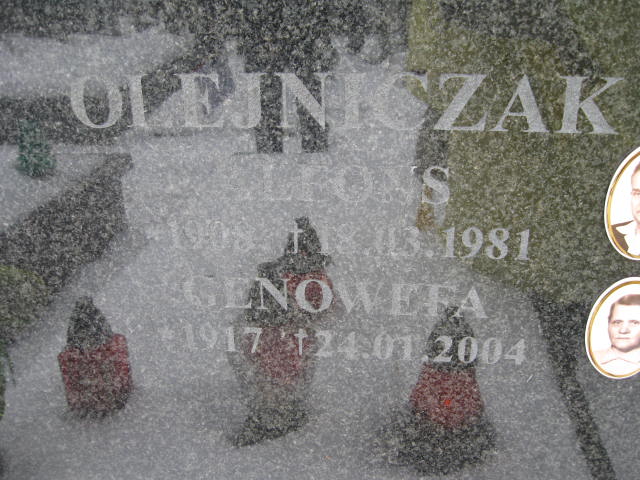 Genowefa Olejniczak 1917 Żyrardów - Grobonet - Wyszukiwarka osób pochowanych