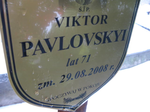 Victor Pavlovskyi 1937 Żyrardów - Grobonet - Wyszukiwarka osób pochowanych