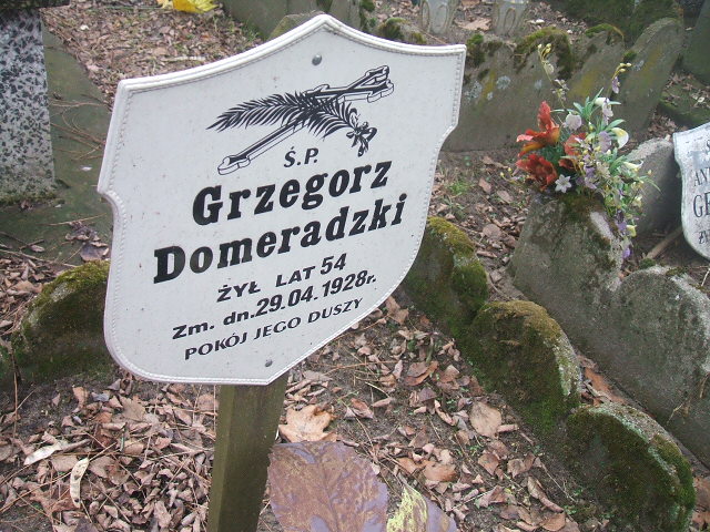 Grzegorz Domeradzki Żyrardów - Grobonet - Wyszukiwarka osób pochowanych