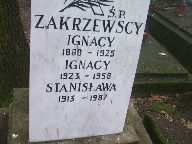 Ignacy Zakrzewski Żyrardów - Grobonet - Wyszukiwarka osób pochowanych