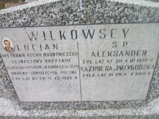 Lucjan Wilkowski 1904 Żyrardów - Grobonet - Wyszukiwarka osób pochowanych