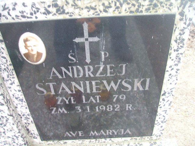 Andrzej Staniewski 1902 Żyrardów - Grobonet - Wyszukiwarka osób pochowanych