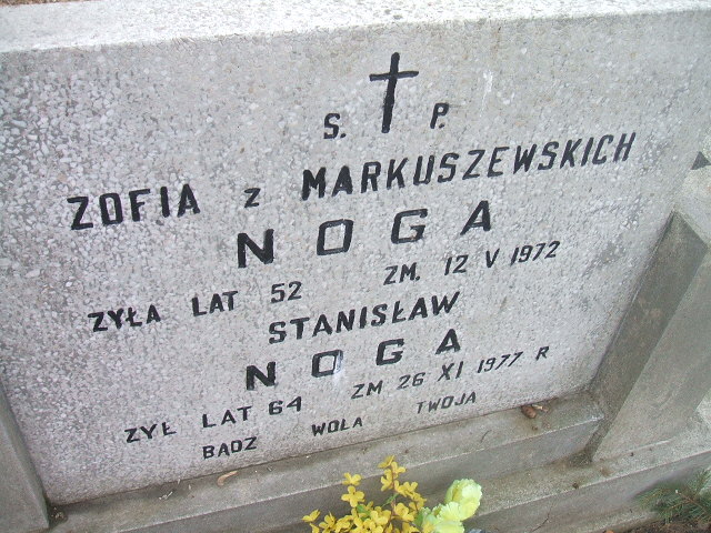 Stanisław Noga 1913 Żyrardów - Grobonet - Wyszukiwarka osób pochowanych