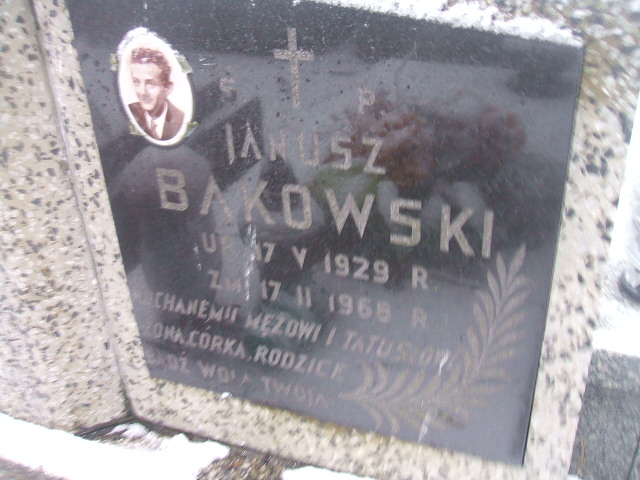 Janusz Bąkowski 1929 Żyrardów - Grobonet - Wyszukiwarka osób pochowanych