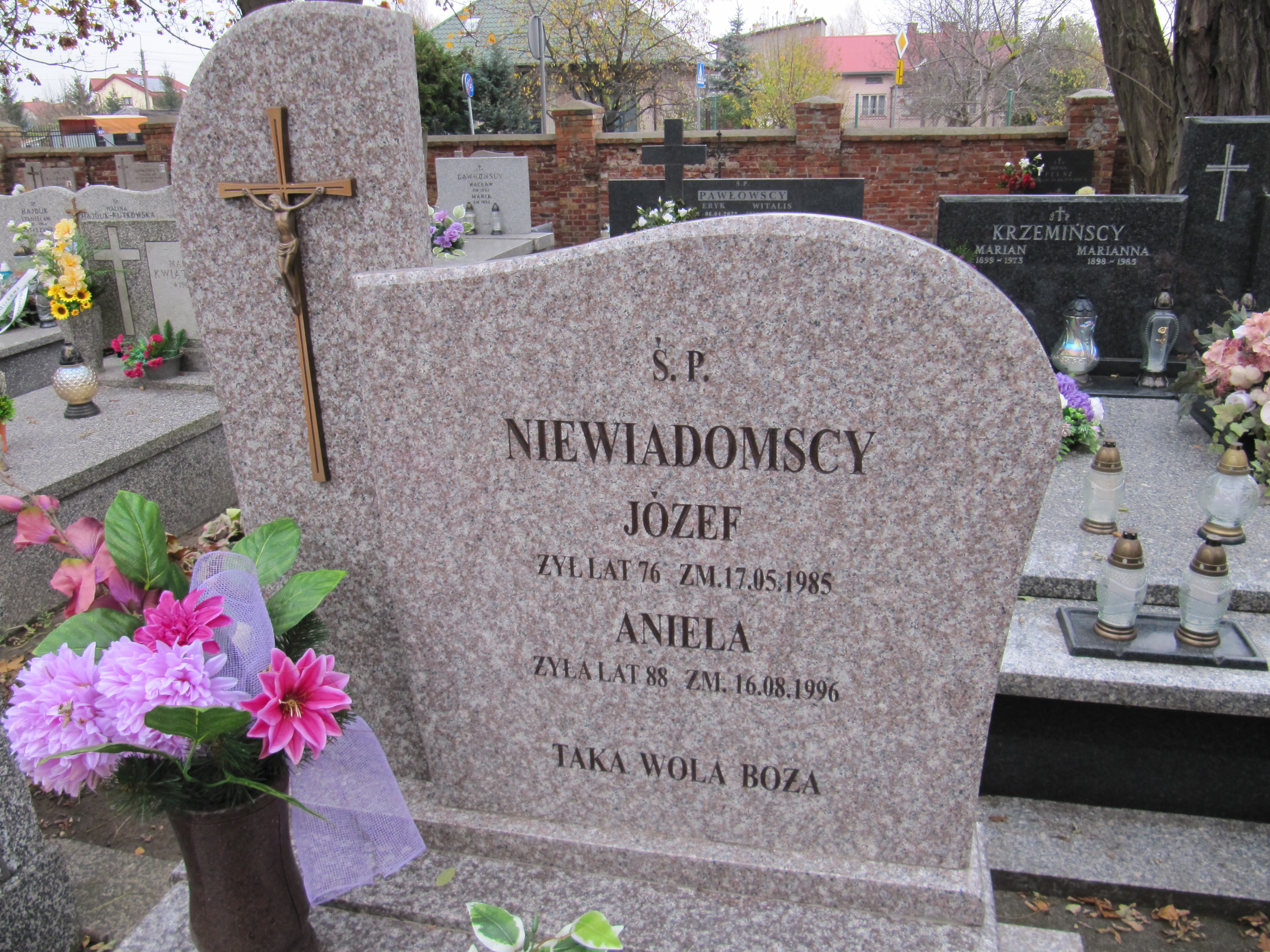Józef Niewiadomski 1909 Żyrardów - Grobonet - Wyszukiwarka osób pochowanych