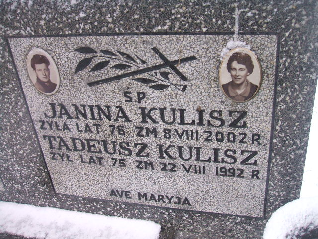 Janina Kulisz 1926 Żyrardów - Grobonet - Wyszukiwarka osób pochowanych