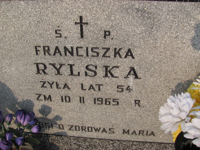 Anna Rylska 1951 Żyrardów - Grobonet - Wyszukiwarka osób pochowanych