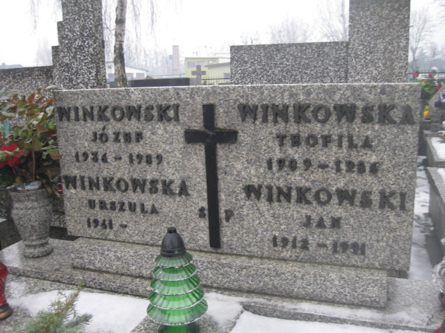 Teofila Winkowska 1909 Żyrardów - Grobonet - Wyszukiwarka osób pochowanych