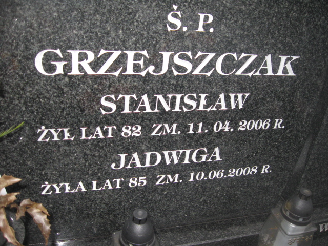 Stanisław Grzejszczak 1923 Żyrardów - Grobonet - Wyszukiwarka osób pochowanych