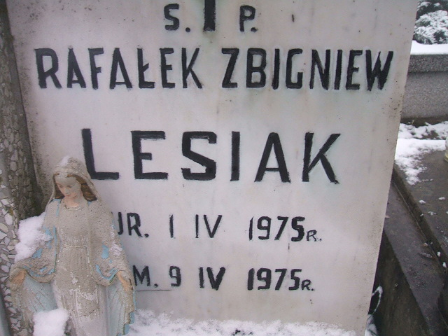 Rafał Zbigniew Lesiak 1975 Żyrardów - Grobonet - Wyszukiwarka osób pochowanych