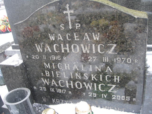  Wachowicz 1917 Żyrardów - Grobonet - Wyszukiwarka osób pochowanych