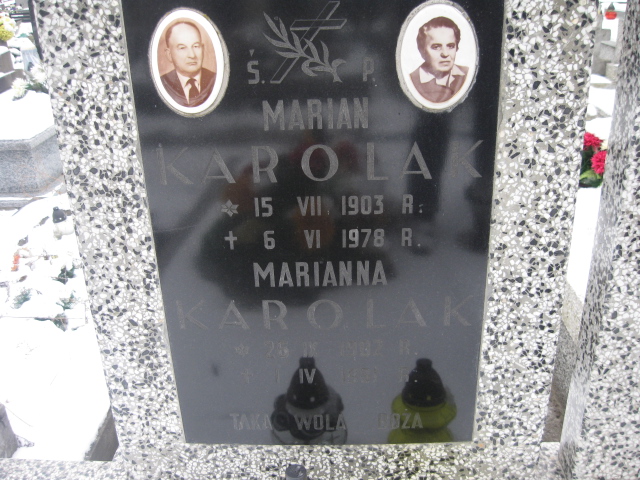 Marianna Karolak 1902 Żyrardów - Grobonet - Wyszukiwarka osób pochowanych