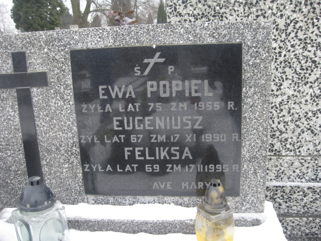Feliksa Popiel 1925 Żyrardów - Grobonet - Wyszukiwarka osób pochowanych