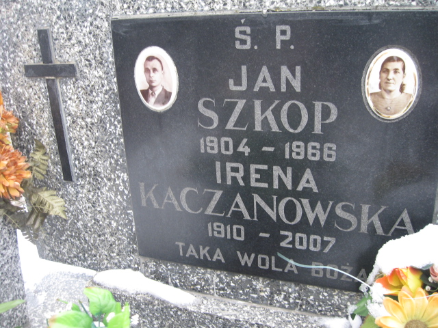 Irena Kaczanowska 1910 Żyrardów - Grobonet - Wyszukiwarka osób pochowanych